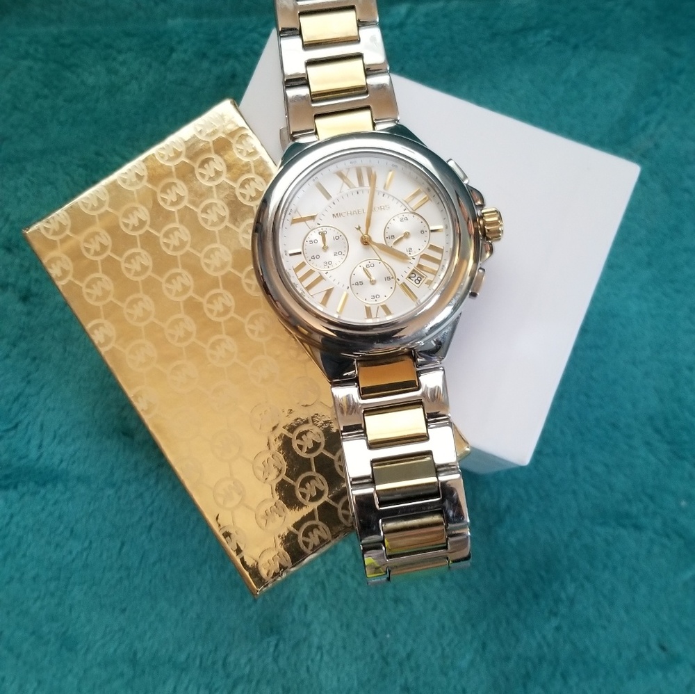 Michael kors women two tone watch